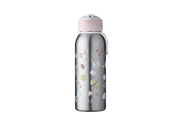 Little Dutch Flip-up boca od nehrðajuĆeg Čelika Flowers & Butterflies 350ml 3374