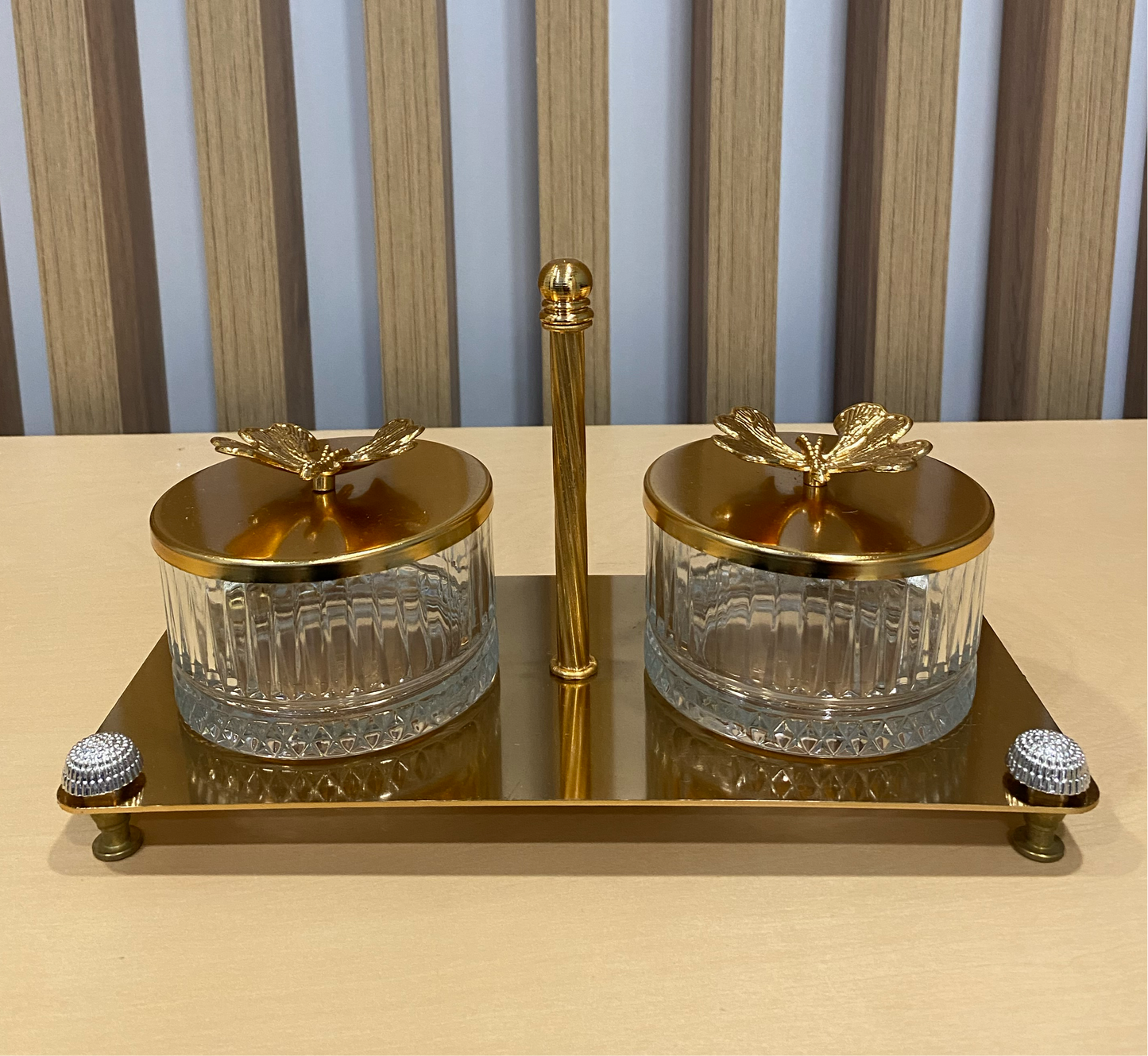 SET POSUDICA NA STALKU KELEBEK VADI