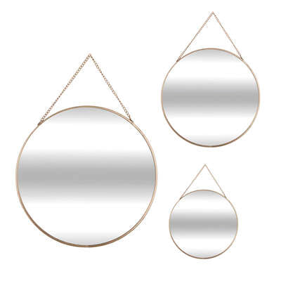 X3 ZLATNO METALNO OGLEDALO OKRUGLO
ATMOSFERA 141198A