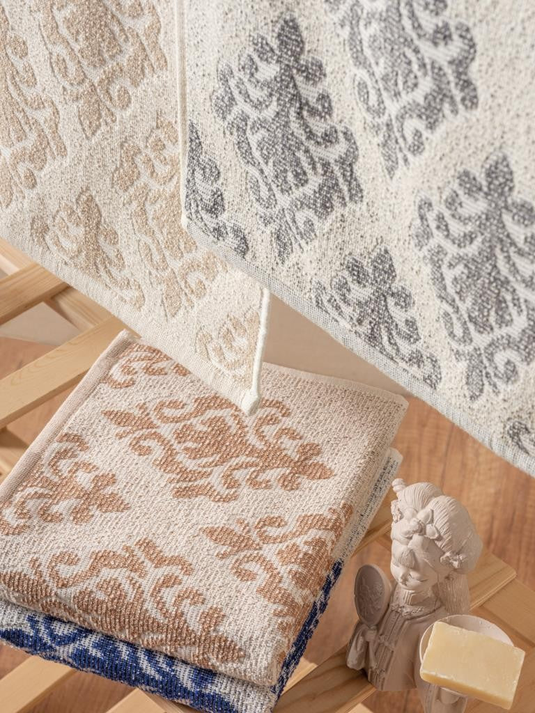Cotton box jacquard Set peškira 4/1 50x90