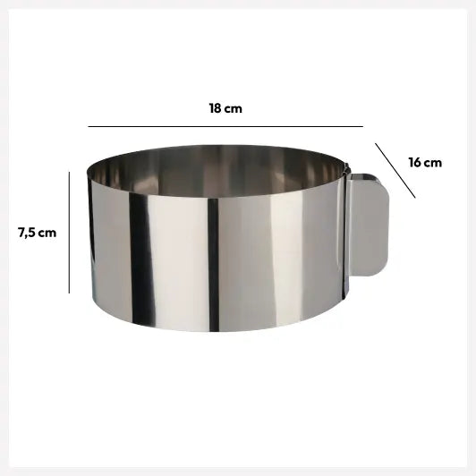 FIVE OKRUGLI KALUP ZA TORTU PROŠIRIVI 125015