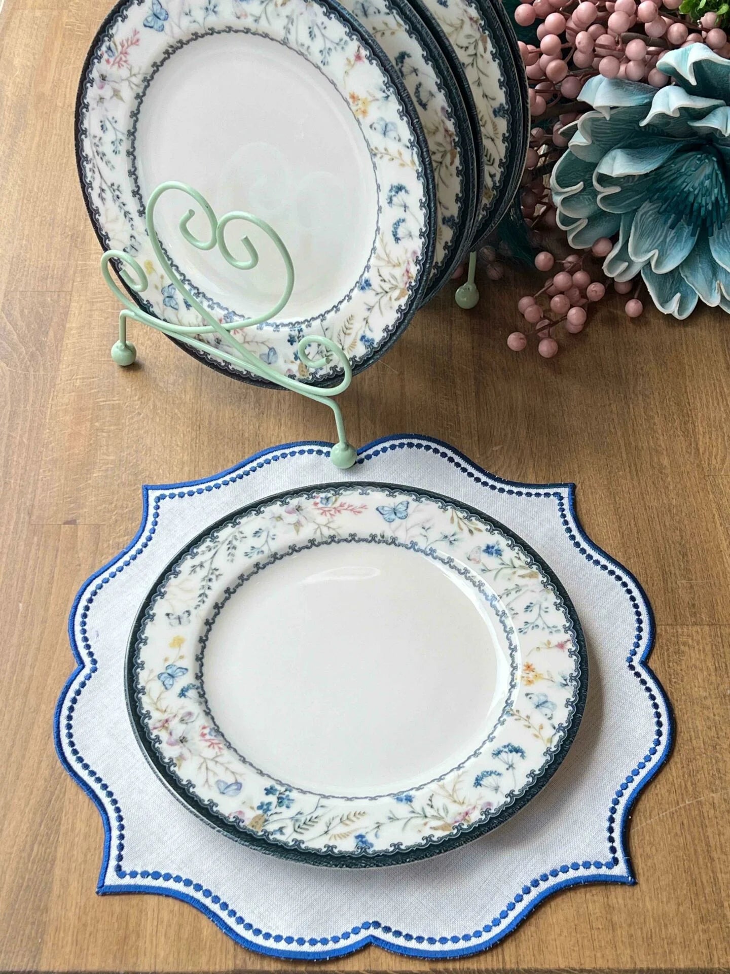 SRV-0035 TANJIR KERAMIKA 26CM(PERLA)