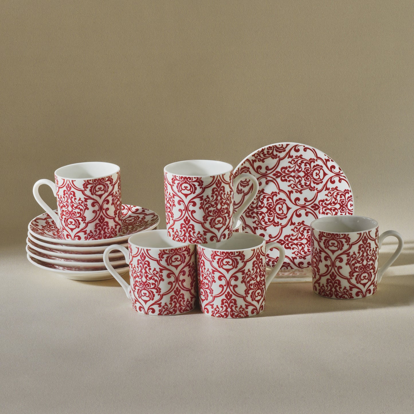 Šoljice za kafu Karaca Red Velvet 90ml 6/1