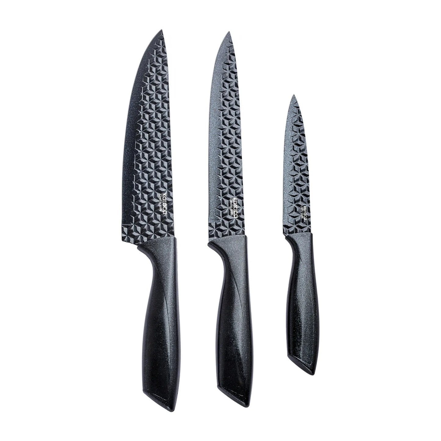 Set noževa Karaca ekstra Koruma 3 kom Crni