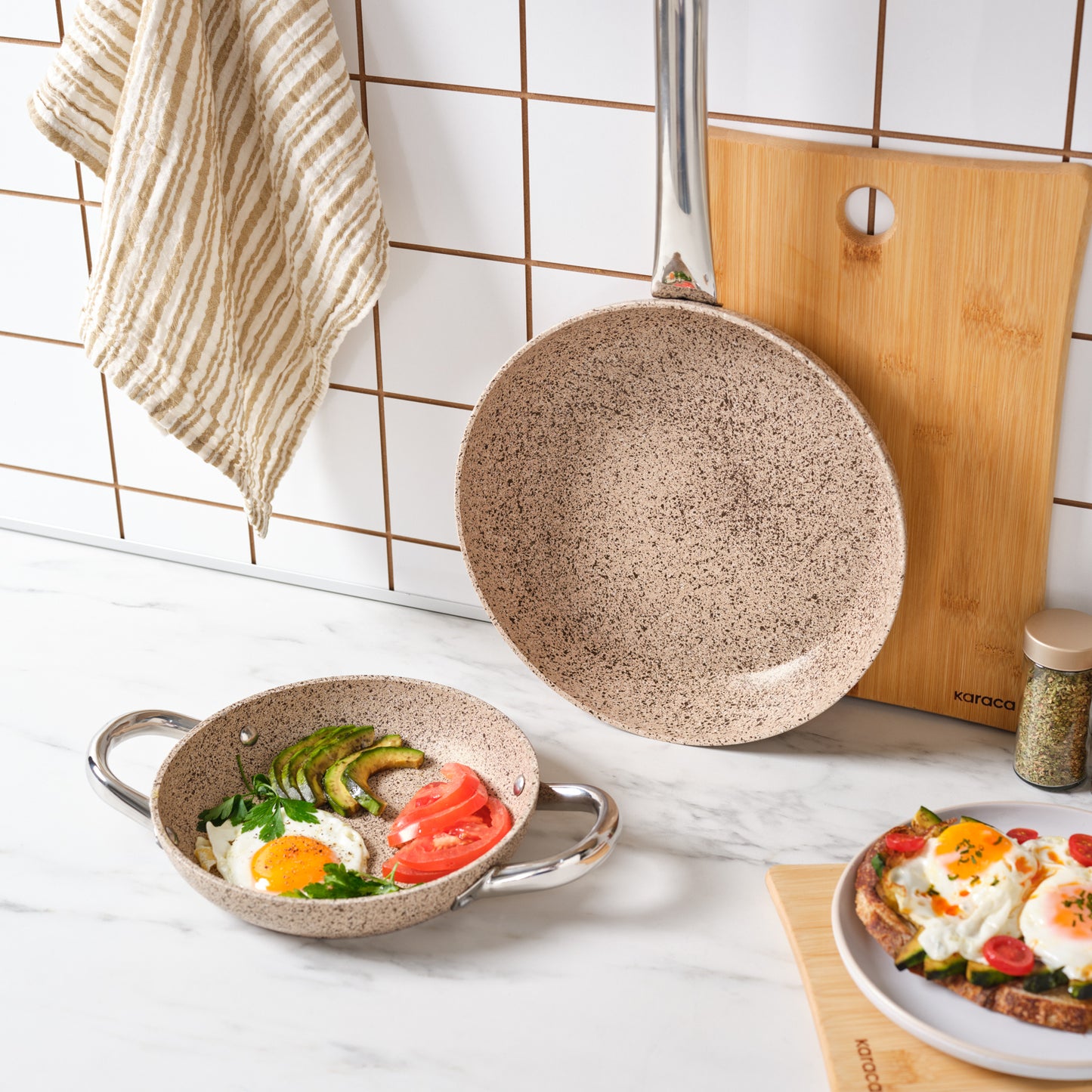 Šerpe set Karaca Biogranit Nare Tava-S