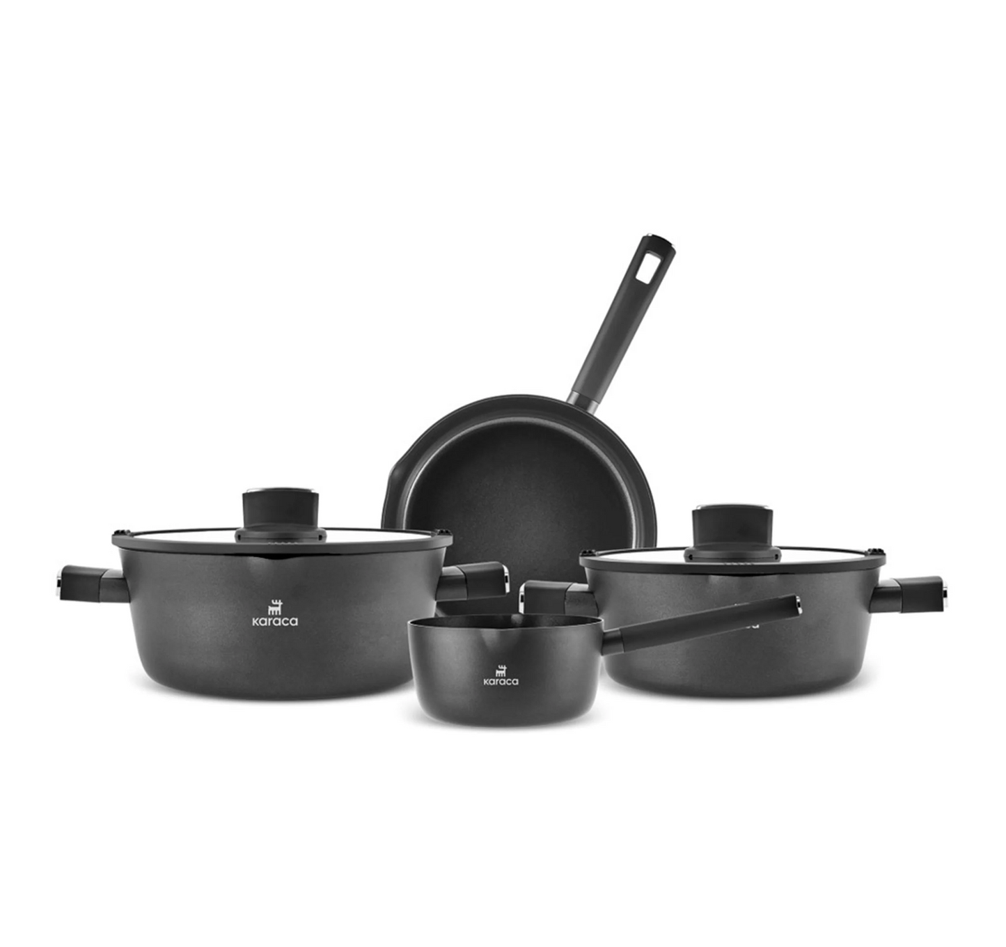 SET ŠERPI KARACA MIDNIGHT 6 KOM CRNI