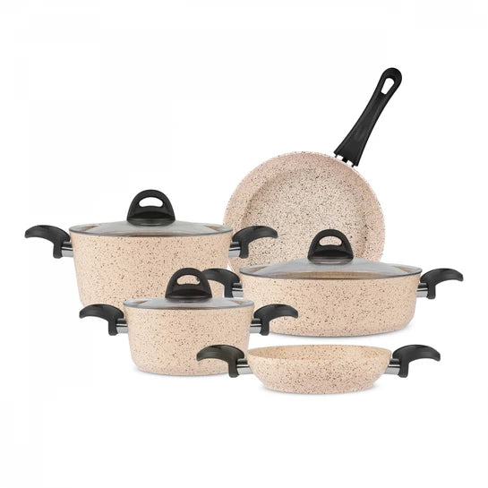 Šerpe set Karaca Biogranit Sare 13 kom Crna