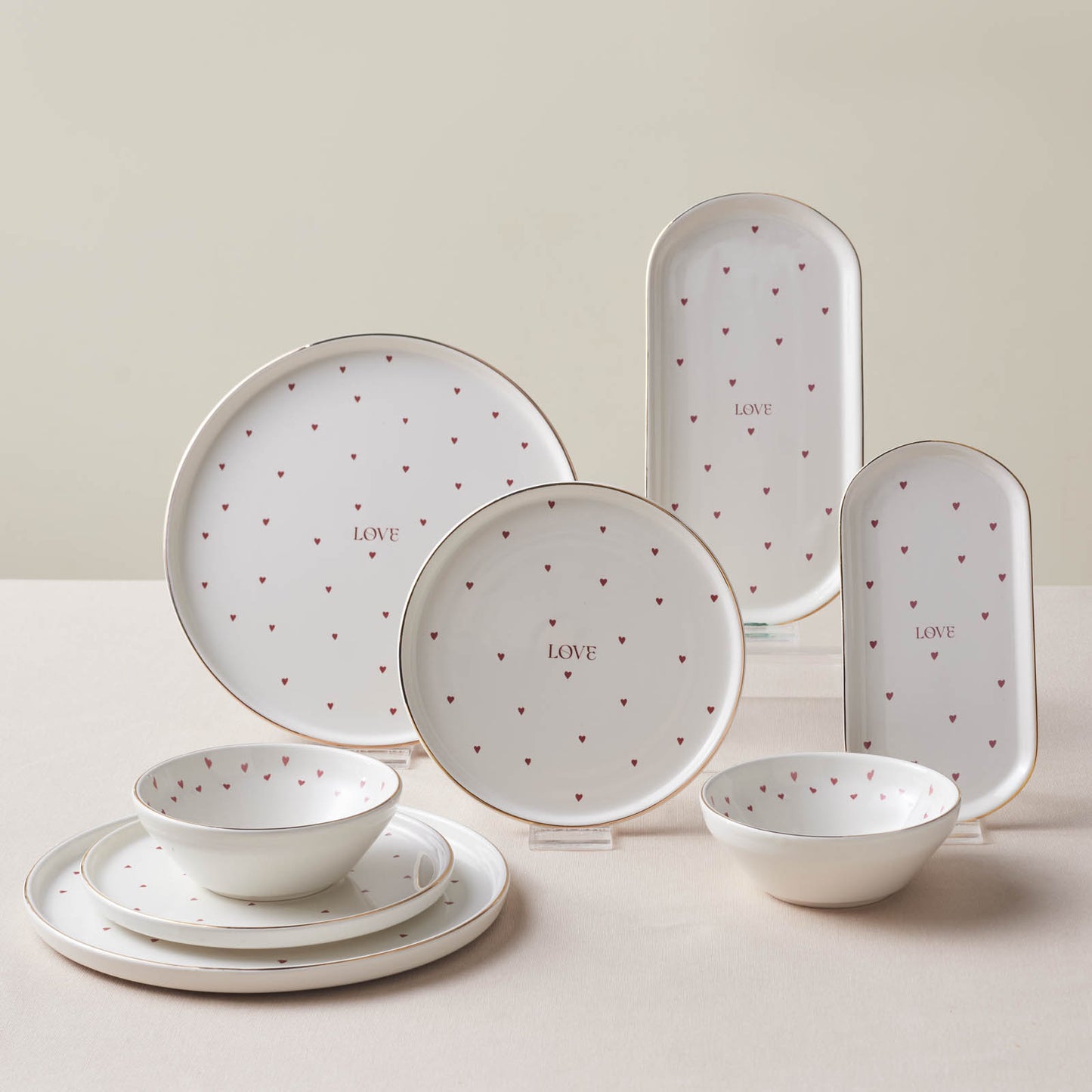 Set za ručavanje Karaca Love za dvije osobe