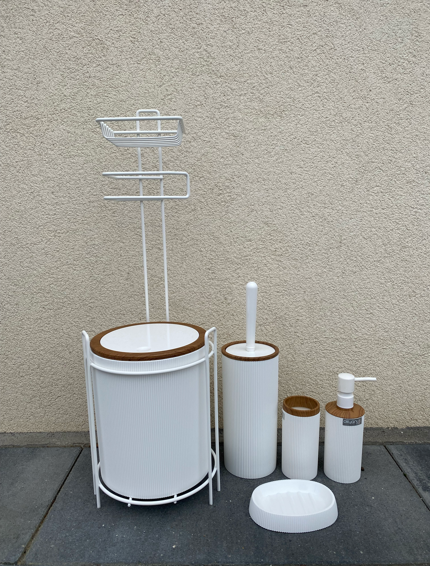 WC kanta i stalak za papir Metalife AB-755BW-430