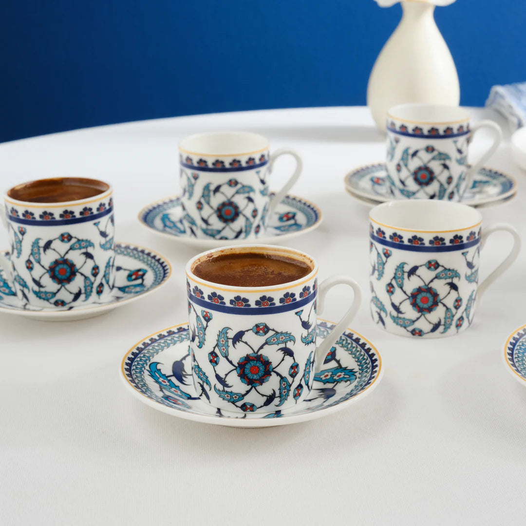 ŠOLJICE ZA KAFU KARACA RUMI 80 ML 6/1