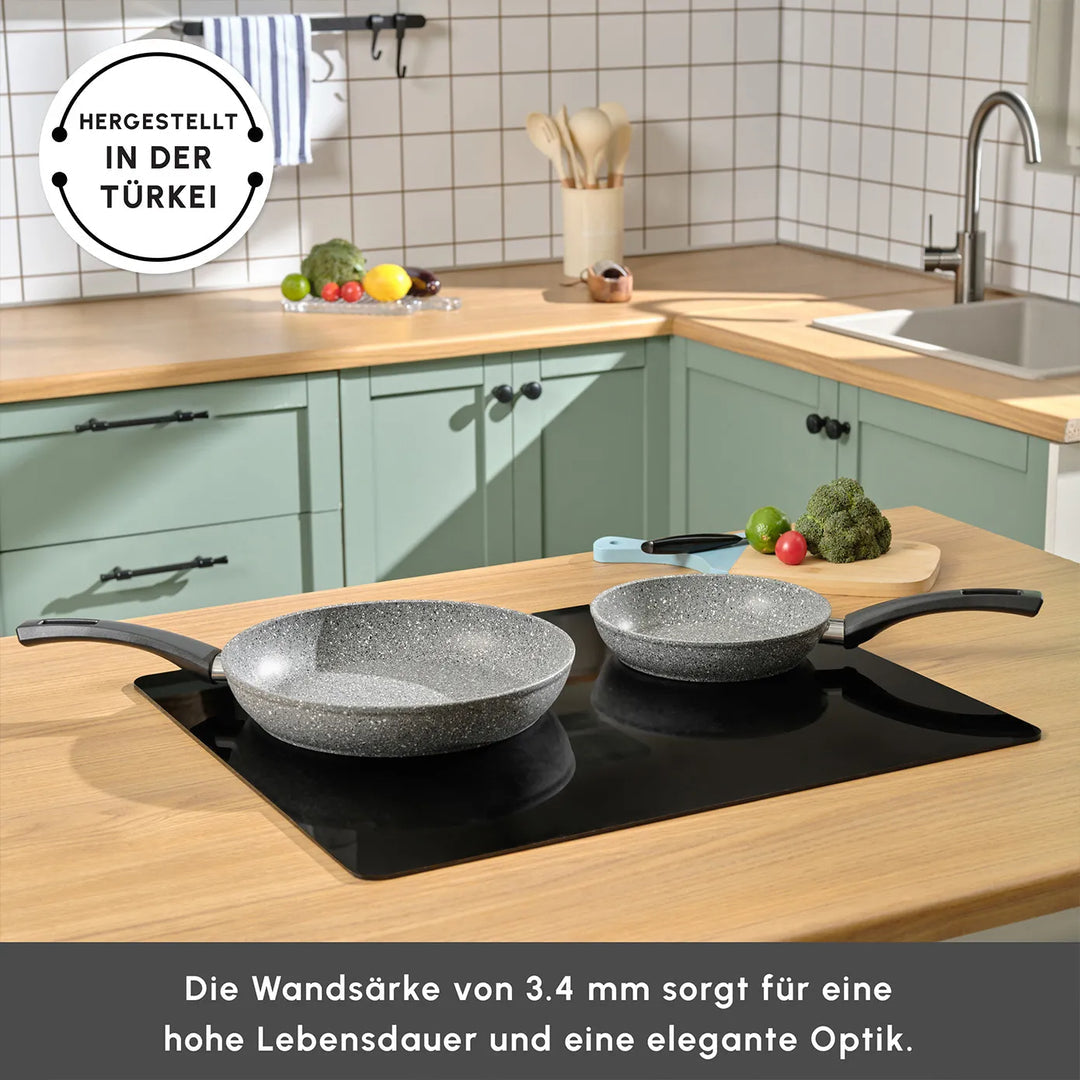SET POSU?A KARACA GRIS BIOGRANITE 2KOM