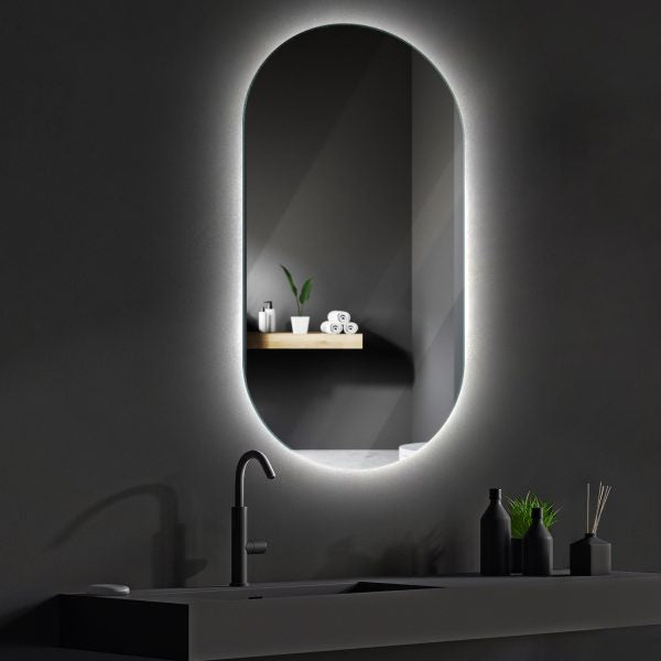 OGLEDALO LED NC049 50x80cm OVALNO TOUCH SENZOR