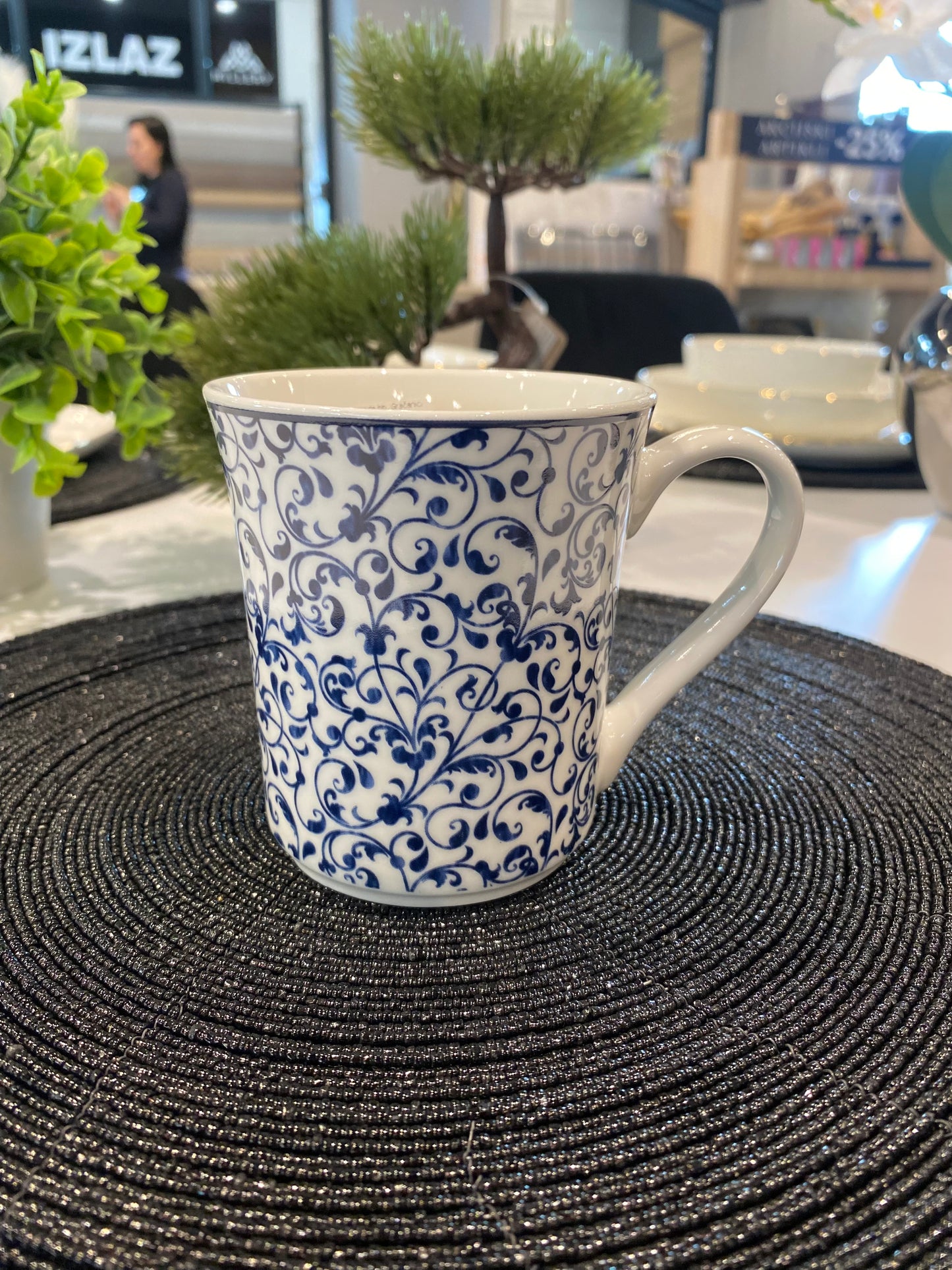 Šolja plavi cvjetovi P/POR-101773