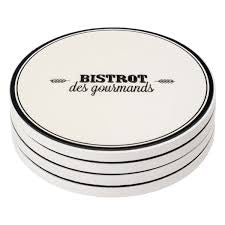 PODMETAČ ZA ČAŠE BISTROT D10 X4 196392