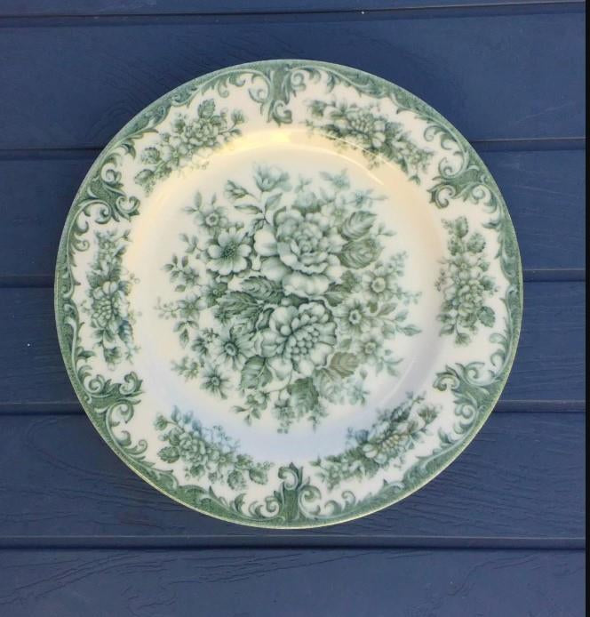 PST-0036 TANJIR KERAMIKA 20CM (ZELENA ROZABELA)