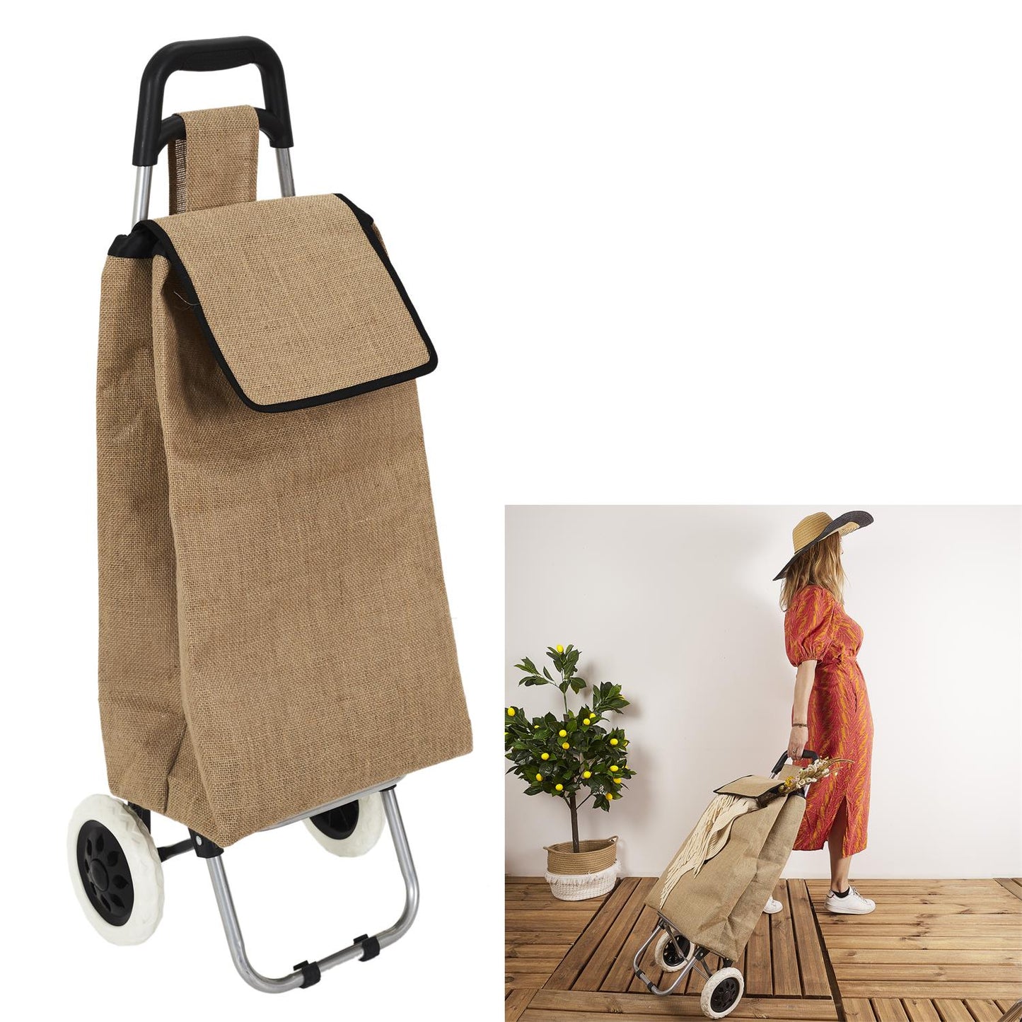 KOLICA ZA KUPOVANJE JUTE SH0012