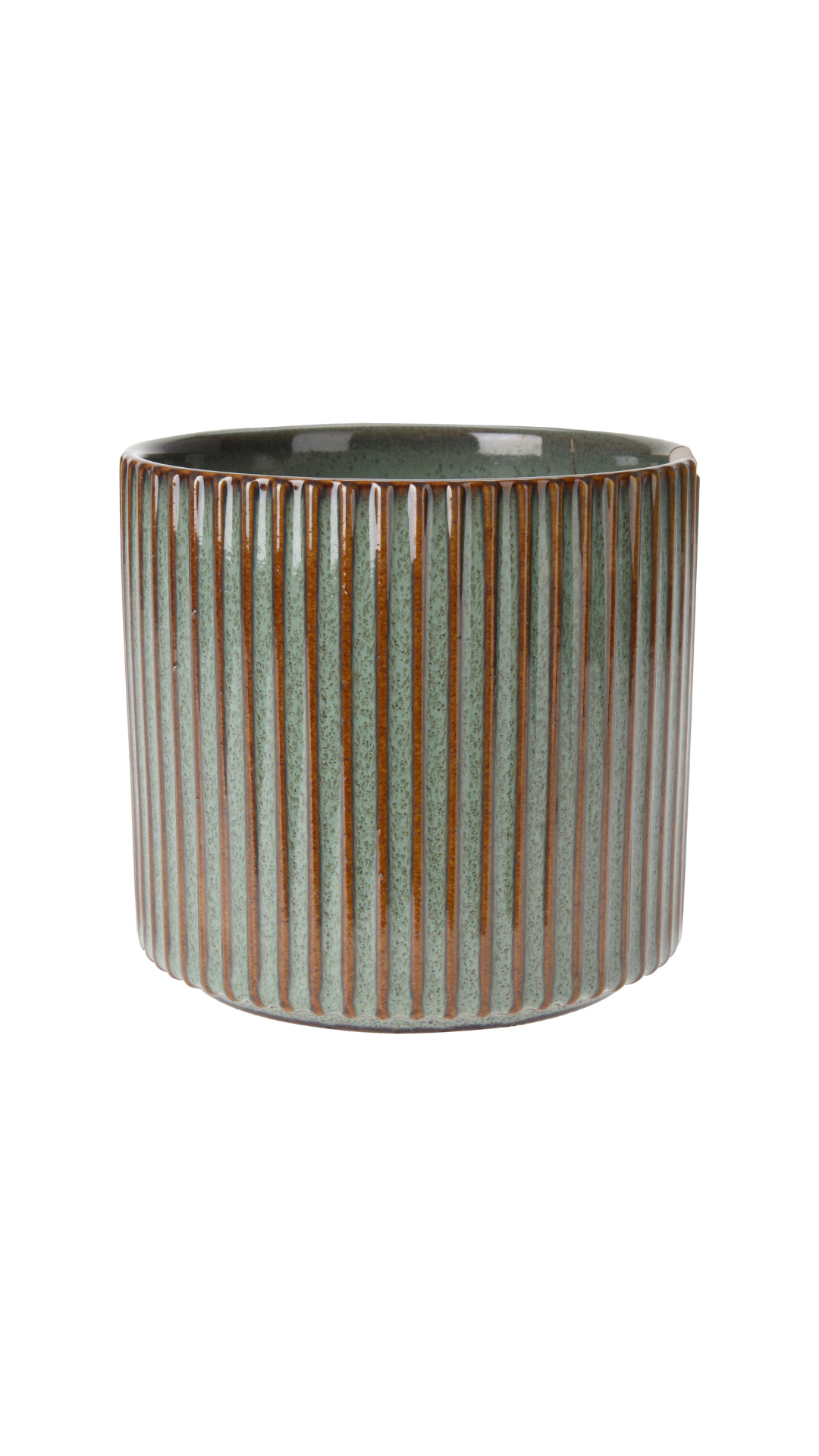 SAKSIJA ZA CVIJEĆE 12X11CM ZELENI EMBOS BP2000510