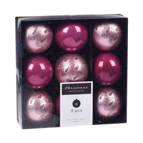 KUGLE 6CM SET 9/1 ELEGANT