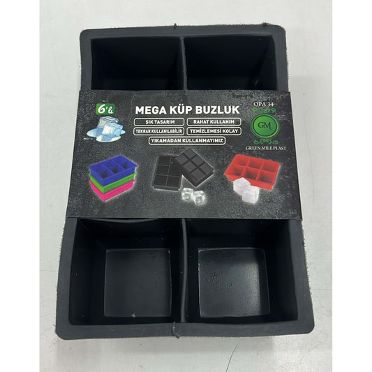 Silikonski kalup za led 16,5x11,5x5,3cm GMP-818