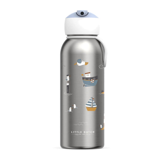 Little Dutch Inox flip-up boca Sailors bay 350ml 3375 - 107458065244