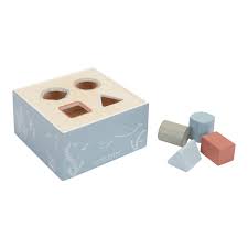Little Dutch Kocka za sortiranje oblika - Ocean 896 - LD7023