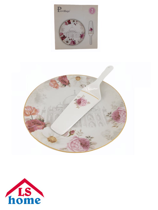 SET za kolaČ 2/1 tanjir 24cm/9,5"+lopatica 26cm WA0002 Previllage 16# K50