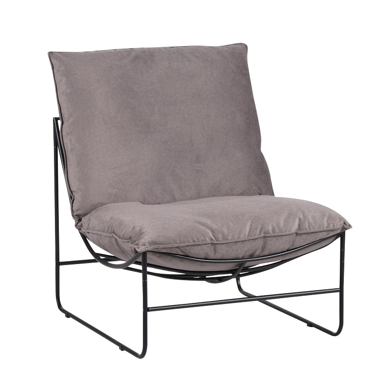 Fotelja Chopie siva tkanina – crne noge 77x90x83 cm
