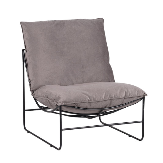 Fotelja Chopie siva tkanina – crne noge 77x90x83 cm