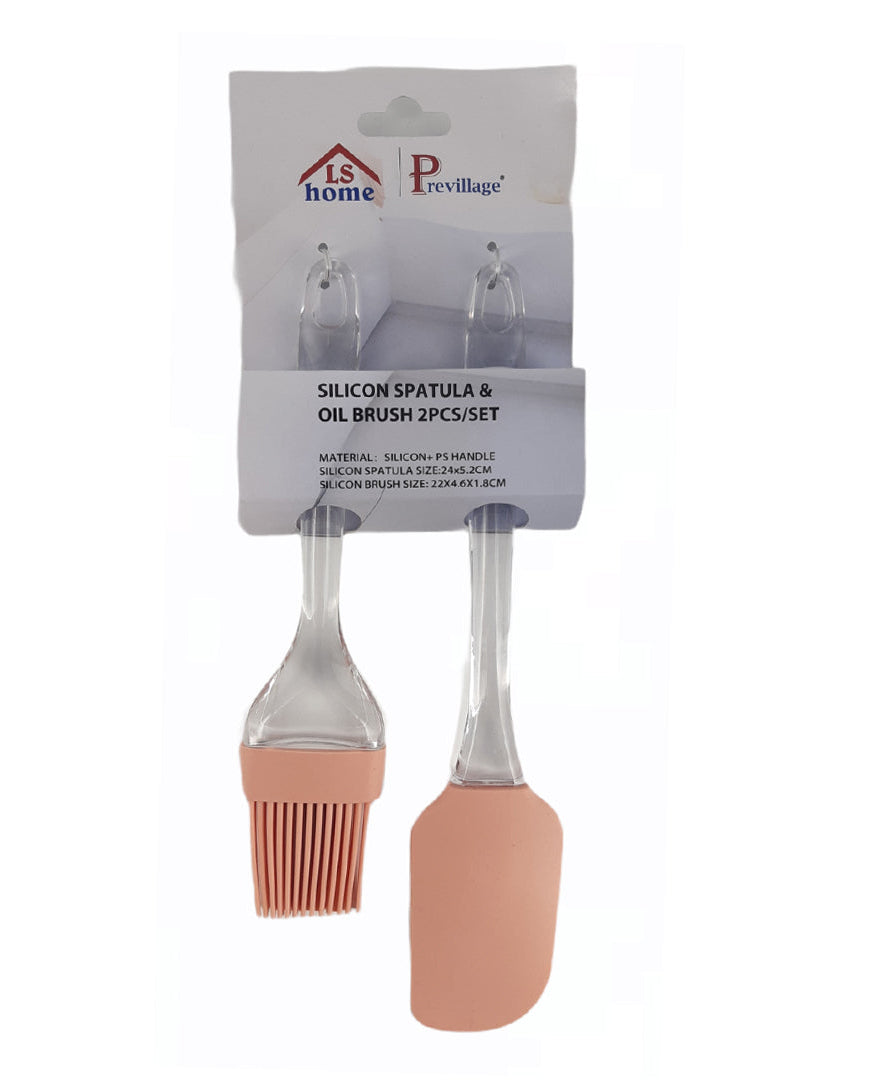 PRIBOR za kuhanje 2pcs/1 lopatica,1 četkica/silikonski s pvc drškom KT11-5521D-1