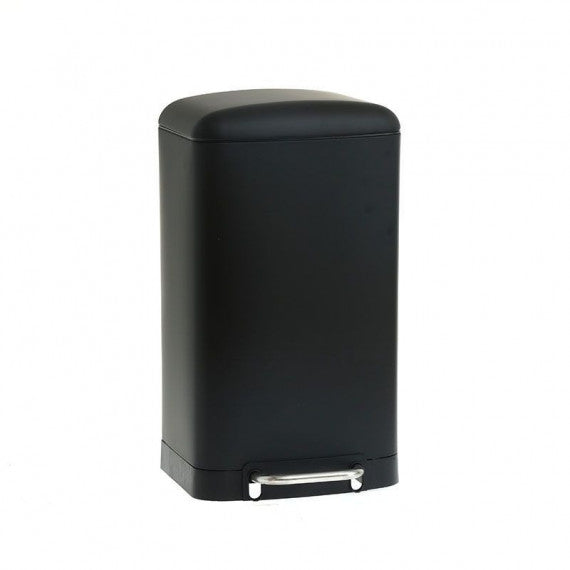 KANTA ZA SMEĆE NA PAPUČICU 30L 34X32X61CM METAL CRNA 133684