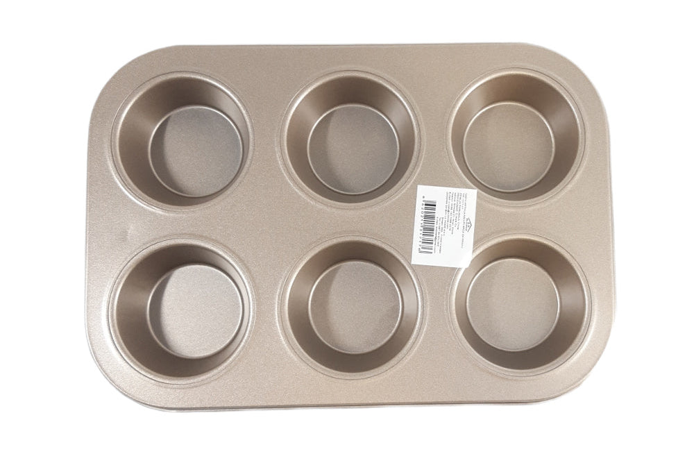 KALUP za muffine (6pcs) gold/teflon 1217-17 100# K50