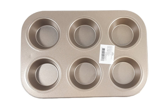 KALUP za muffine (6pcs) gold/teflon 1217-17 100# K50