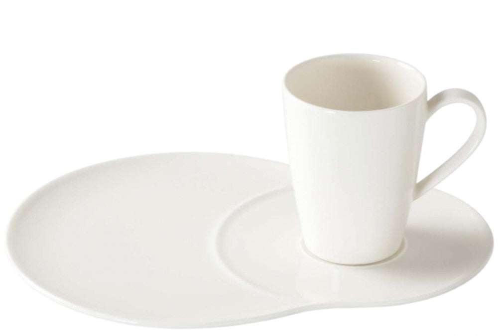 ŠOLJA/MUG 1/1 300ml s tanjirićem/bijela/porcelan 19478/DW0312 Villeroy&Boch Vivo