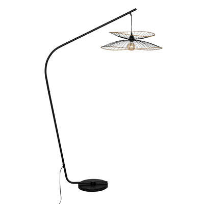 ALARA BLK ARC FLR LAMPA H177  186368