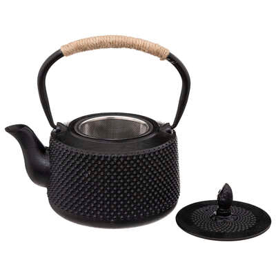 FLORA BLACK CASTIRON ČAJNIK 1L 188872