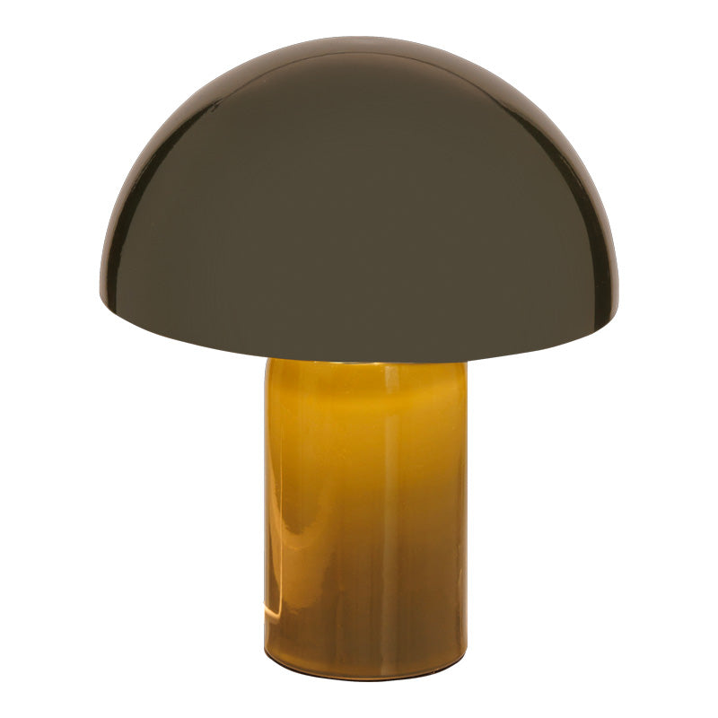 Stolna lampa Mushi metal kaki D20x24,5 cm