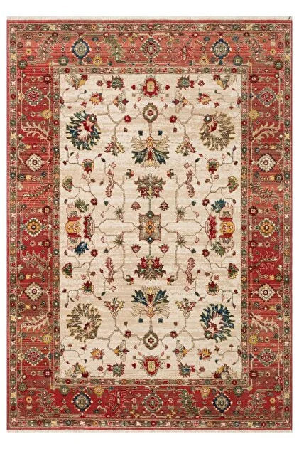 TEPIH KYB 04 CREAM RED XW _ 120*180