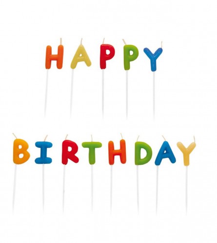 SVIJEĆE ZA ROĐENDAN SLOVA HAPPY BIRTHDAY 550114
