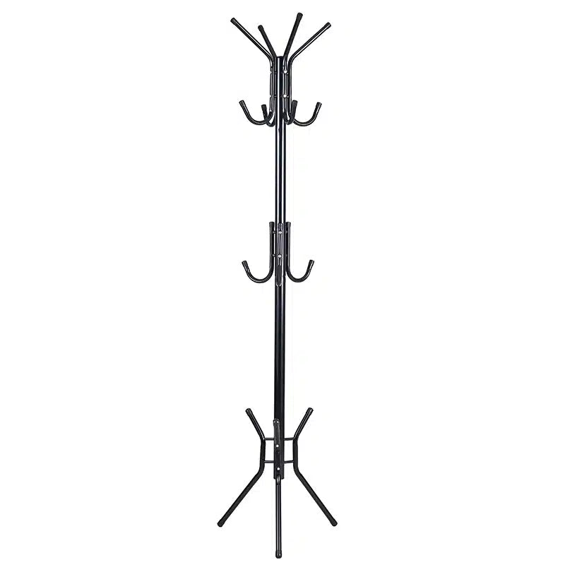 Stalak za kapute Piero metal crni D44x181 cm