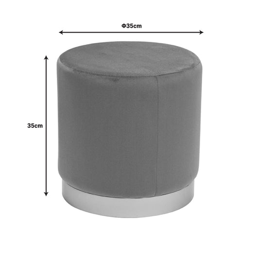 Tabure Dash velur „rotten apple“-zlatni D35x35 cm