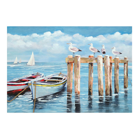 Slika na platnu Port I 100x3x70 cm