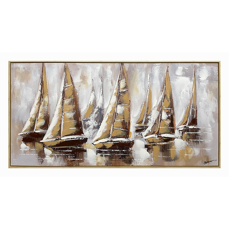 Slika na platnu Yelkan s okvirom 120x3.5x60 cm