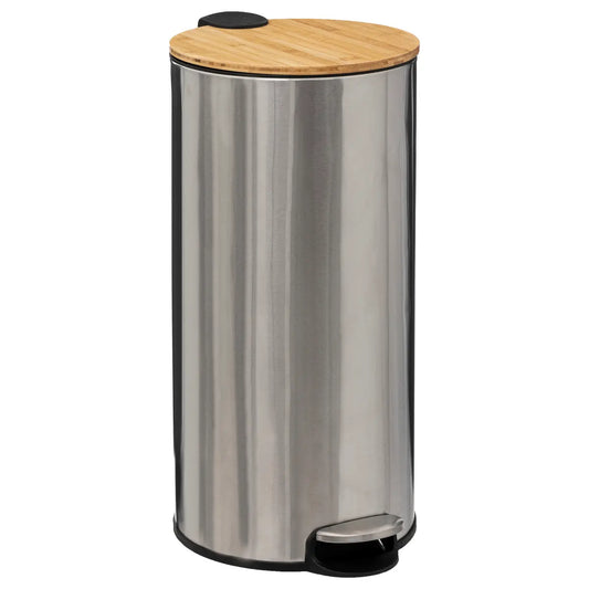 FIVE KANTA ZA SMEĆE INOX/BAMBUS 30L 164646F