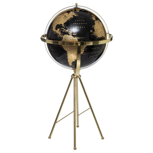 GLOBUS STOJEÆI BLACK-GOLD H60CM 175775
