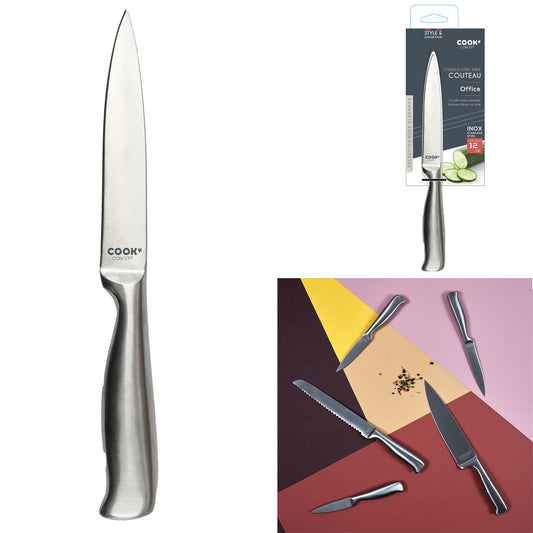 NOŽ OD NEHRĐAJUĆEG ČELIKA SA OŠTRICAMA 12CM KD33041