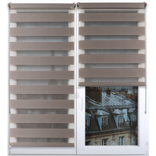 ROLO ZAVJESA ZEBRA 120X180CM - TAUPE