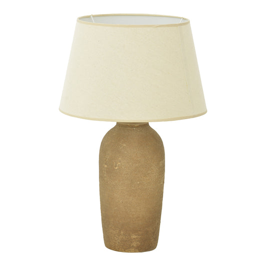 Stolna lampa Barout E27 keramika sivo-antik bež D40x62 cm