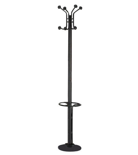 VJEŠALICA SA DRŽAČEM ZA KIŠOBRAN CRNA 30X173 CM V-4029