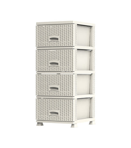 MODULARNI SPREMNIK SA 4 LADICE BIJELI