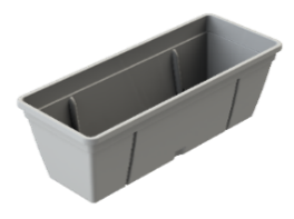 ŽARDINJERA  50x20x16cm CM ANTRACIT